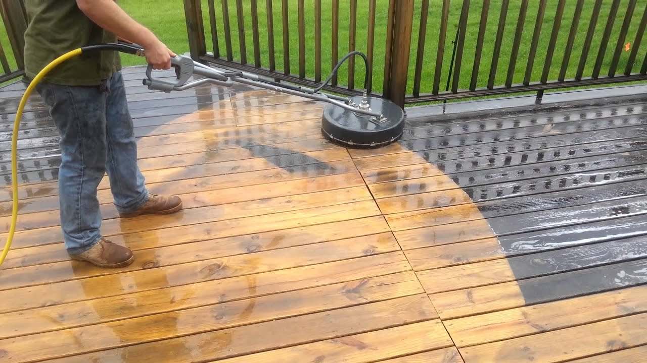 Deck clean